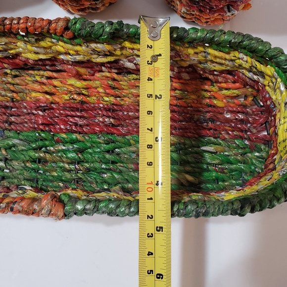 Recycled Bag Planters Handmeade in India from Recycled Bags Multi-colored - Picture 15 of 15